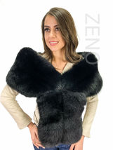 Fox Fur Shawl 47' (120cm) + Tails as Writbands / Headband and Additional Ribbon image 3