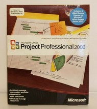 Microsoft Office Project Professional 2003 Full Version In DVD Case w/ Key - $33.24