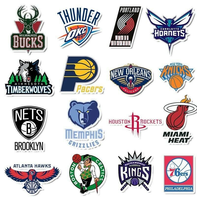 32 NBA Basketball nba Teams Logo Decals and 50 similar items