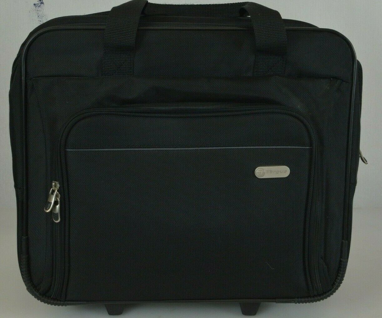 Targus Rolling Briefcase 16" Wheeled Laptop Case Carry Bag Black TBR003
