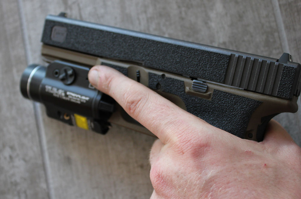 Tactical Rubber Textured Hand Gun Grip Tape Fits Gen 4 Glock 20 and 21 Black Hunting