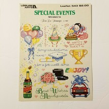 Special Events Mini Series #14 Cross Stitch Leaflet 543  by Leisure Arts - $8.95