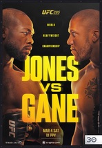 UFC 285 Poster Jon Jones Vs Ciryl Gane MMA Event Fight Card Art Print #1 - $11.90+
