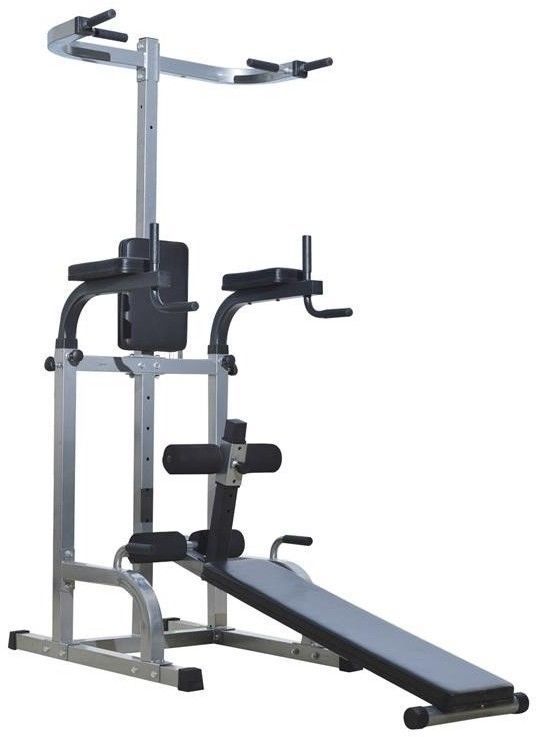 Fitness Power Tower Full Body Workout Adjustable Sit Up