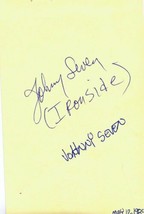Johnny Seven & Bill Johnson Dual Signed Album Page RR LOA image 2