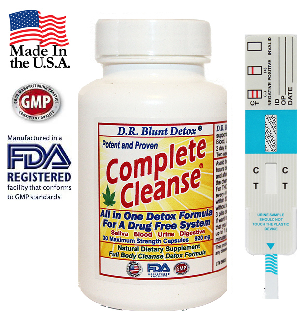 Complete Cleanse Detox,Cleanse Urine,Blood,Saliva,Digestive, 30 w/THC