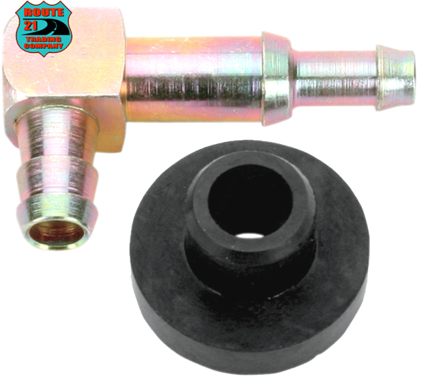 Harley Davidson Golf Cart fuel line attachment fitting for fuel tank