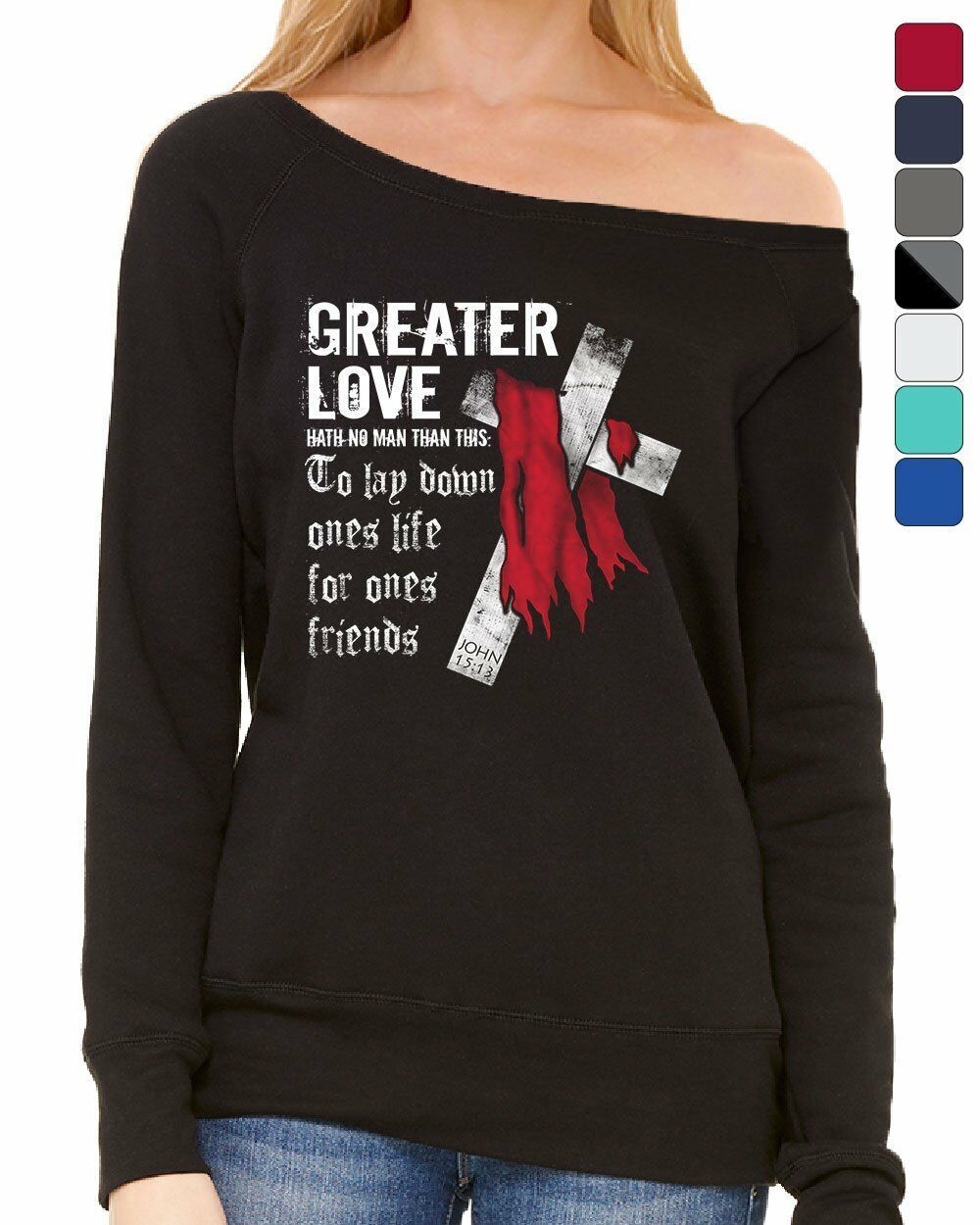 jesus cross sweatshirt