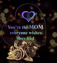 Sentimental Gift for Mom Mother&#39;s Day, 7 Color LED Heart Shape, Cake Top... - $13.99
