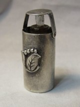 1940s GEORGE JENSEN STERLING SILVER AND MODERNIST GLASS PERFUME BOTTLE - $116.64