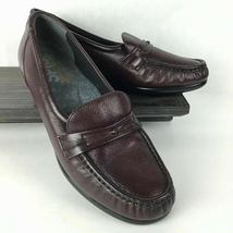SAS Womens 7.5 M Loafers Shoes Brown Triple Comfort Antique Wine Slip-On... - $41.59
