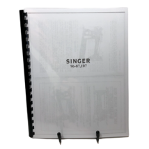 Sewing Machine Manual Singer 96-87 &amp; 107 Printed Bound Copy Enlarged Siz... - $3.99