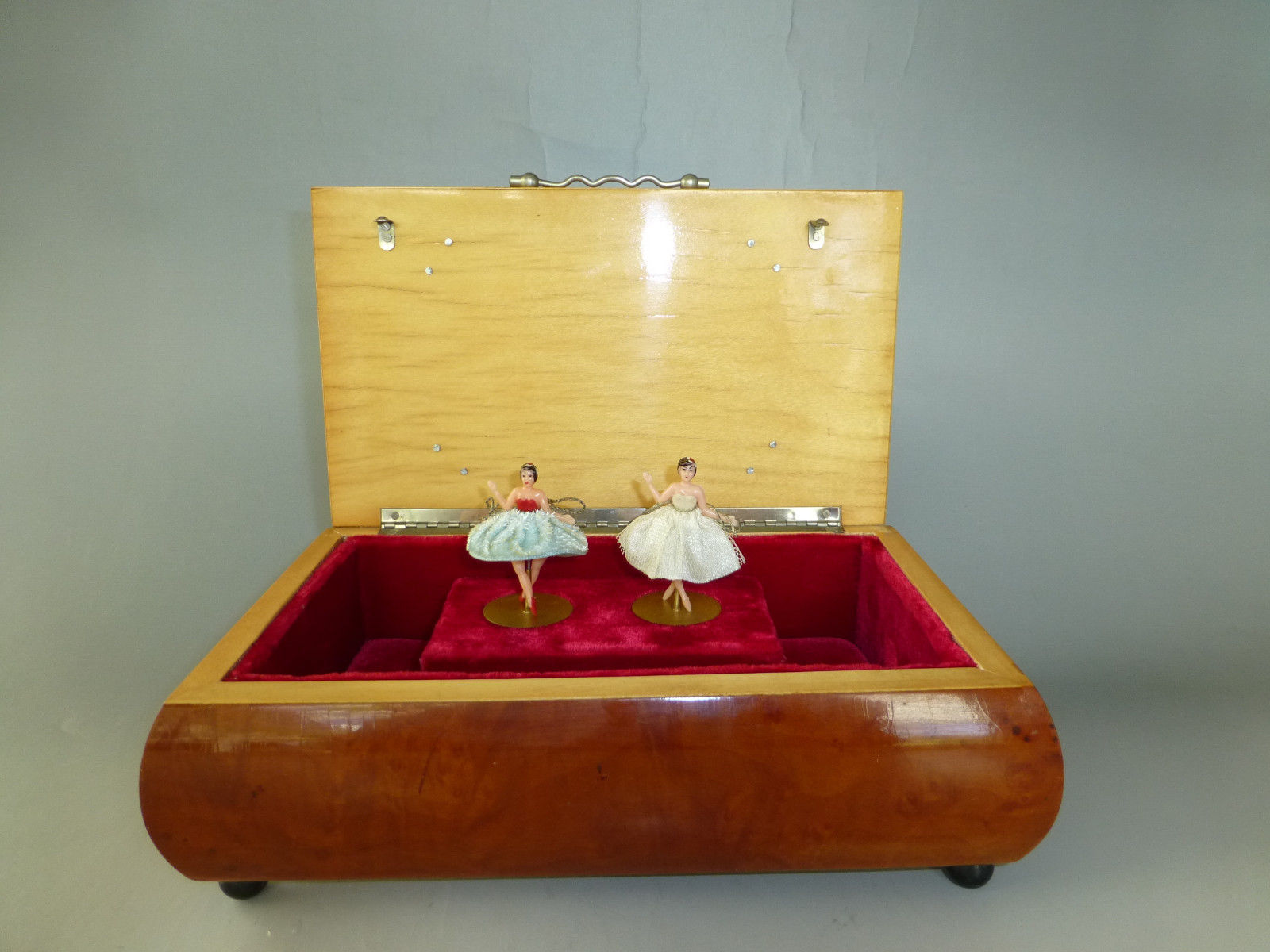 vintage dancing ballerina music box
