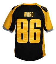 Hines Ward #86 Gotham Rogues The Dark Knight Men Football Jersey Black Any Size image 5