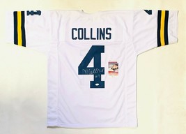 NICO COLLINS AUTOGRAPHED SIGNED COLLEGE STYLE JERSEY w/ JSA COA #WIT240538 image 1