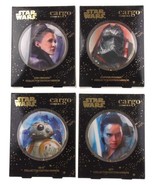 Star Wars Compact Mirrors Set 4 Leia Rey BB-8 Cargo Cosmetics Collector ... - $22.00