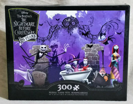 Disney The Nightmare Before Christmas 300 Piece Puzzle Complete w Poster 24x18 - $19.99