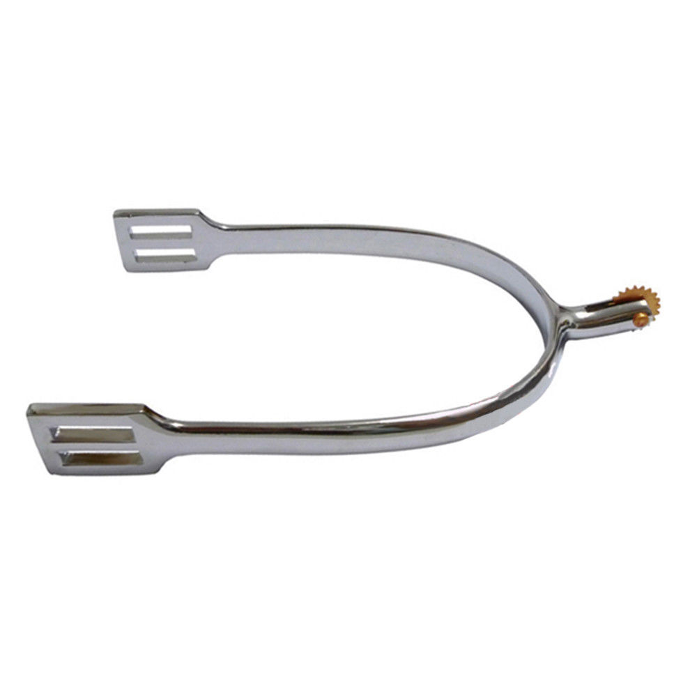 Zinc Alloy English Spur with Copper Rowel Man Size Spurs