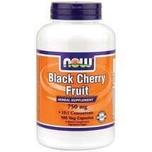 Now Foods, Black Cherry Fruit, 750 mg, 180 Veg Capsules - $29.68