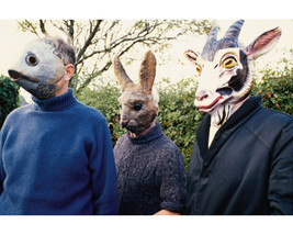  The Wicker Man Villagers in Creepy Animal Masks 16X20 Canvas Giclee - $69.99