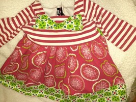 Christmas Holiday Baby Girl Toddler Dress By  Counting Daisies Size 2t - $34.65