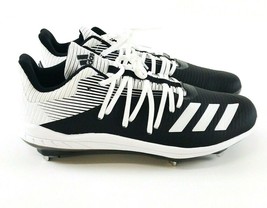 Adidas Adizero Cleats Men's 13 Afterburner 6 Baseball Shoes Black White Lace - $39.58