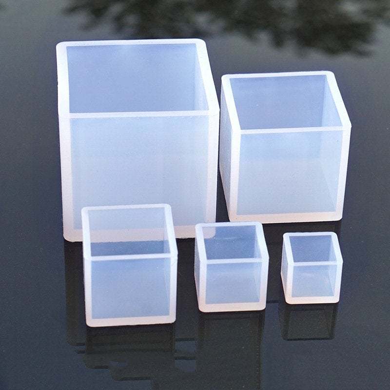 Cube candle molds square mold for candles 5 sizes