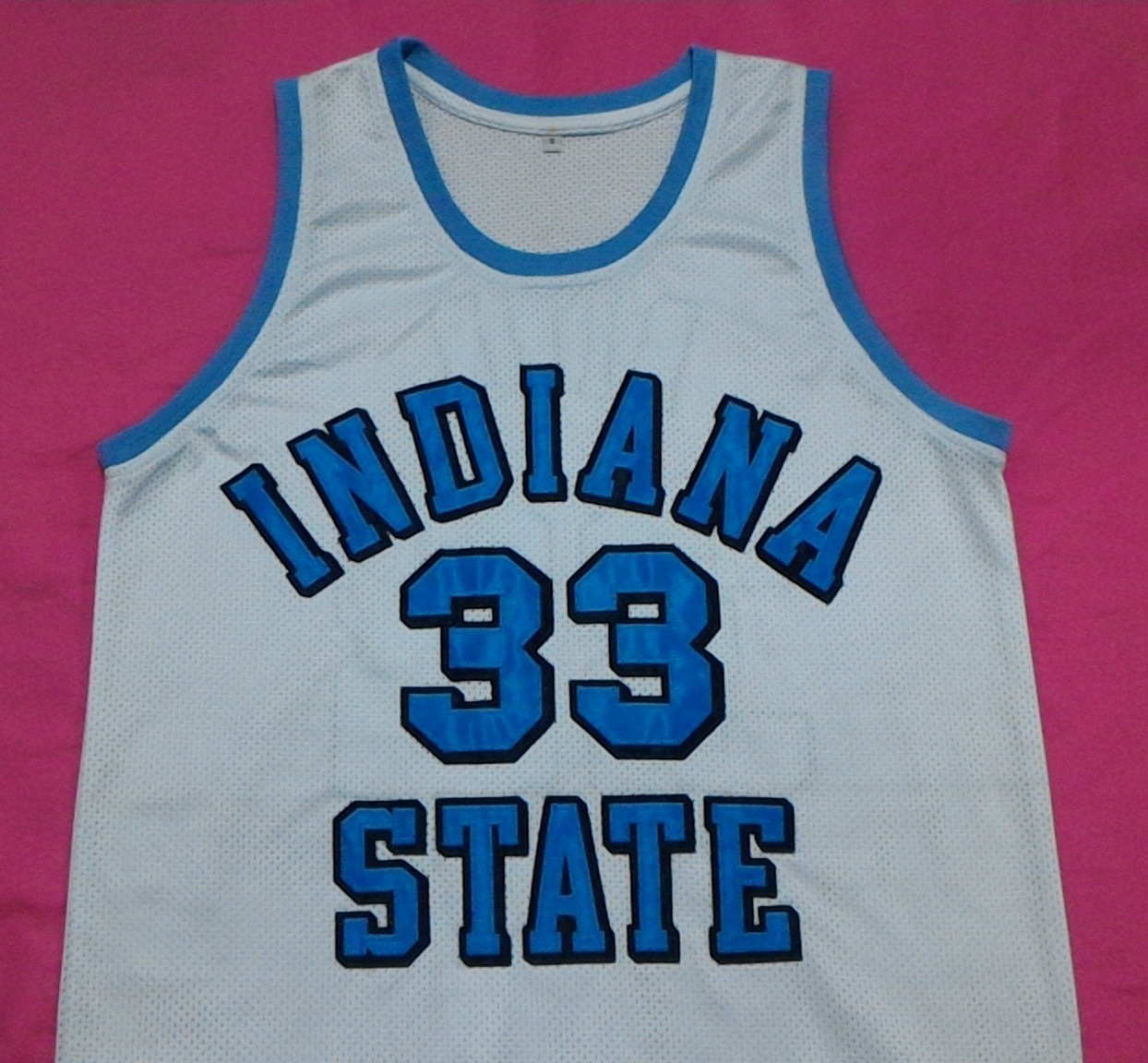 larry bird indiana state t shirt