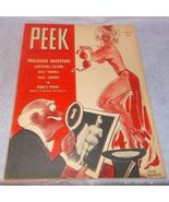 Vintage PEEK Large Tabloid Style Pin Up Humor Magazine January 1948 Trem... - $39.95