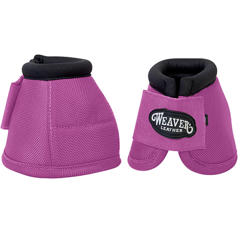 PINK WEAVER BALLISTIC NO TURN HORSE LEG BELL BOOTS MEDIUM Bridles