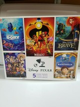 Disney Pixar Jigsaw Puzzle 5 In 1- Dory, Incredibles 2,BRAVE,RATATOUILLE,COCO - $32.73