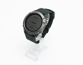Garmin Fenix 6x Pro Solar Smartwatch - Titanium Carbon Grey / Black image 2