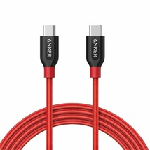 Anker USB C Cable, New Nylon USB C to USB C Cable (6ft, 2Pack) 60W USB C Charger - $24.99