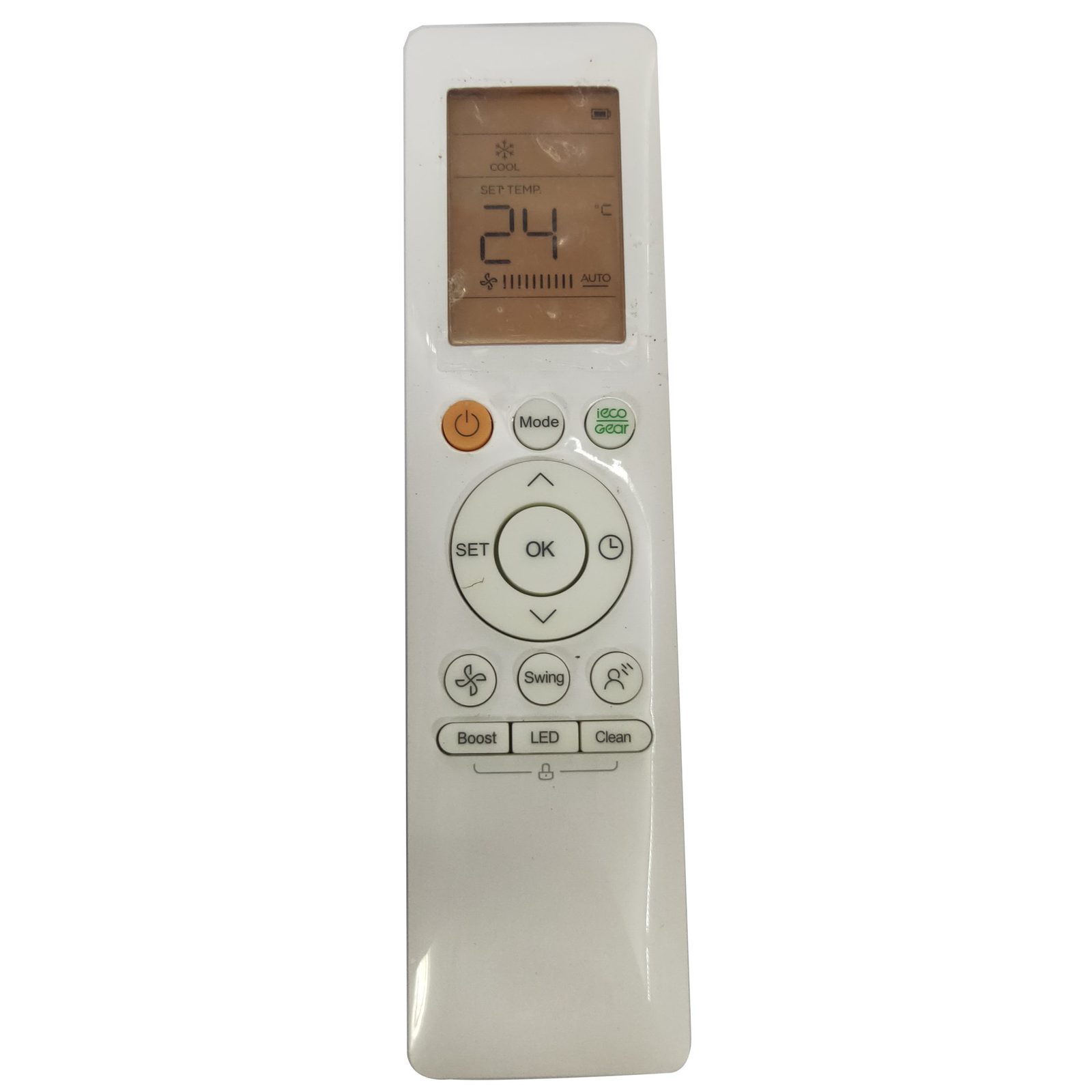 Original Remote Control For Midea RG10A(B2S)/BGEF AC Air Conditoner ...