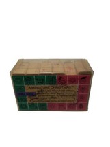Rubber Stamps Hero Arts A Miniature Christmas Set 18 Mini Stamps Vintage 1990 - $11.64