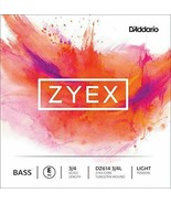 D&#39;Addario Zyex Bass Single E String, 3/4 Scale, Light Tension - New - $57.40