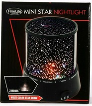 1 FineLife Products Multi Color Mini Star Show Night Light 3 Modes Req 3 AA Bat
