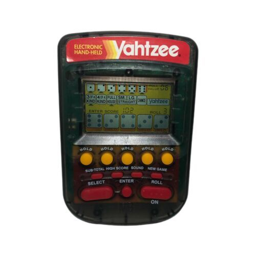 milton bradley handheld yahtzee game