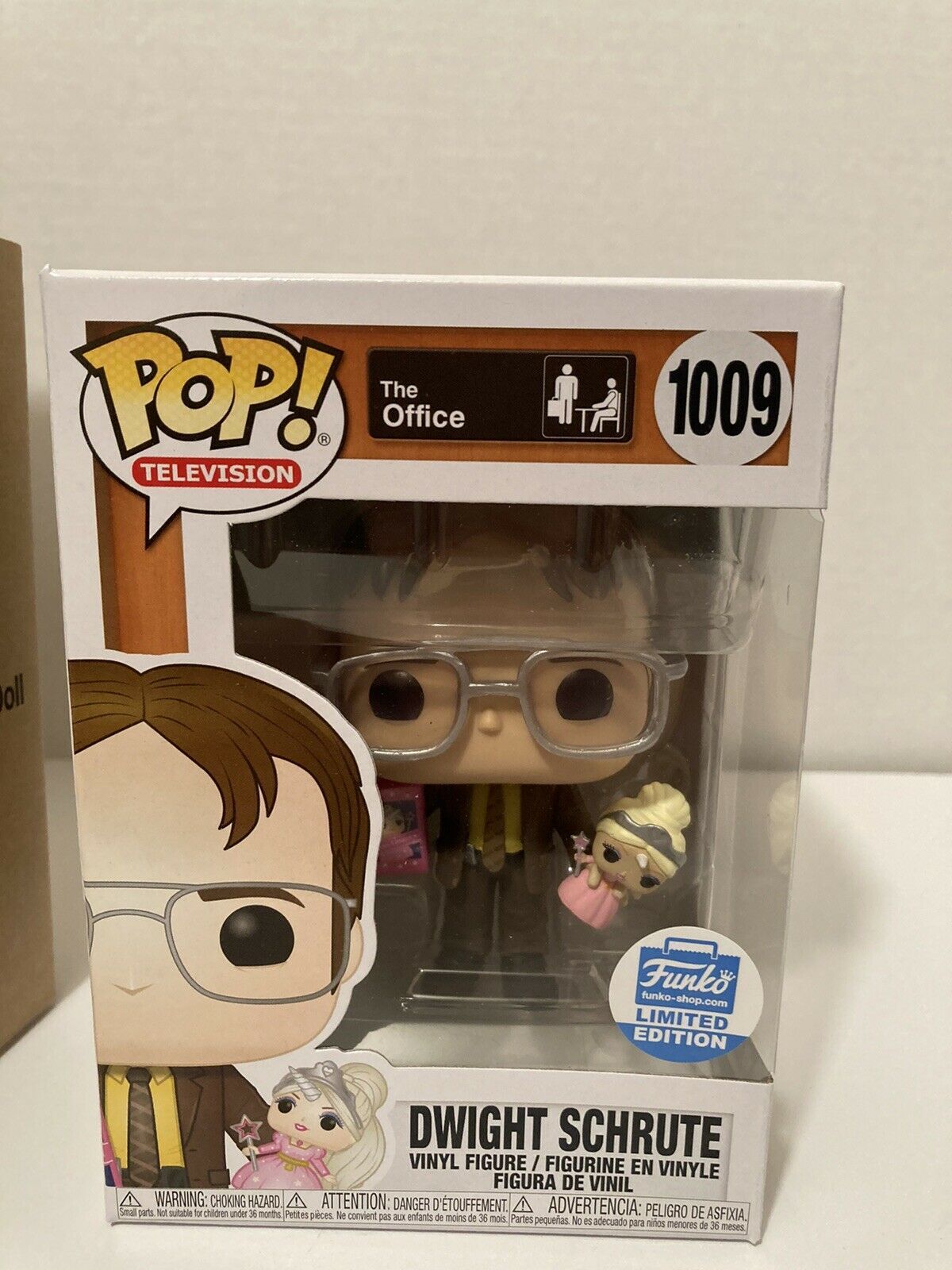 Funko Pop Office Dwight Schrute Princess with Unicorn Doll LE 1009 IN