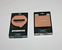 Wet n Wild Coverall Pressed Powder #828B + Coloricon Blush #326B Lot Of ... - $9.49