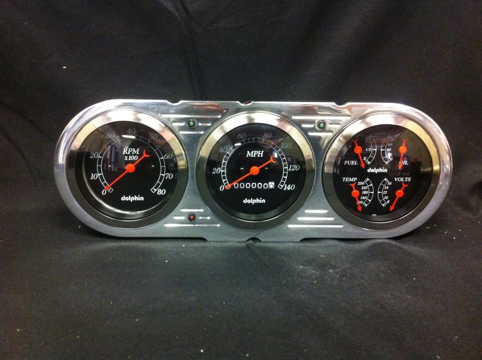 1963 1964 1965 CHEVY NOVA GAUGE CLUSTER BLACK - Gauges