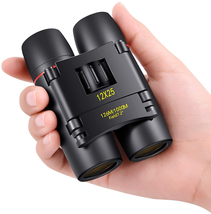 12X25 Small Pocket Binoculars Compact Adults,Mini Kids Binoculars Boys for Bird