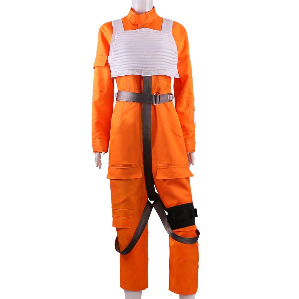 Star Wars A New Hope Luke Skywalker XWing Pilot Jumpsuit Cosplay Costume Men