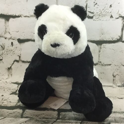 Ikea Kramig Panda Teddy Bear Stuffed Animal Plush Soft Toy Kids Baby White Black