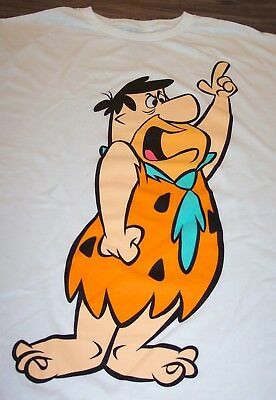 Hanna-Barbera THE FLINTSTONES FRED FLINTSTONE T-Shirt XL NEW - T-Shirts