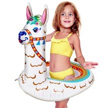 Summer Llama Pool Floats for Kids - 27 Inch Tall Inflatable Pool Toys fo... - £25.01 GBP+