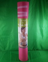 Gaiam Pink Non-Slip Yoga Mat 68&quot; x 24&quot; x 3MM  New in Original Package - $11.83