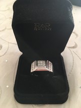 18K White Gold Diamond Men's Ring Size 10 - £1,649.63 GBP
