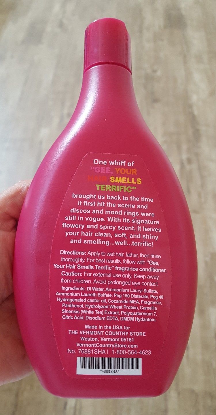 3 GEE YOUR HAIR SMELLS TERRIFIC SHAMPOO NEW 12 OZ. New & Unused *you