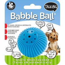 Small Talking Babble Ball Toy for Dogs - Pet Qwerks - Blue - $10.40